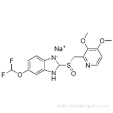 6-(Difluoromethoxy)-2-[(S)-[(3,4-dimethoxy-2-pyridinyl)methyl]sulfinyl]-1H-benzimidazole sodium salt CAS 160488-53-9